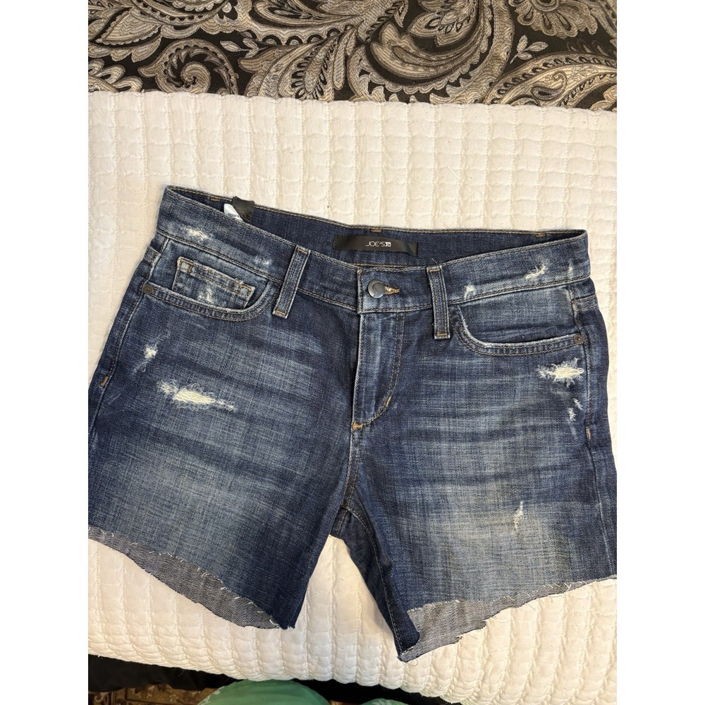 Joe's Jeans Denim Cut Off Shorts,‎ Distressed, Size 26, NWT